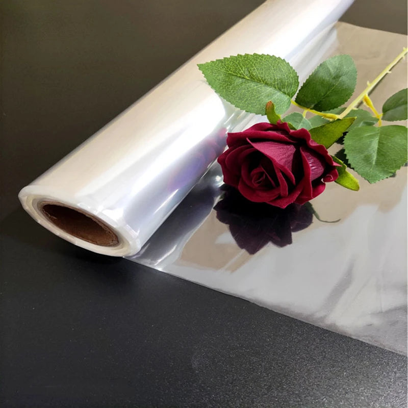 Clear Cellophane Wrap Roll – Transparent Wrapping for Gifts, Flowers, Baskets & Crafts