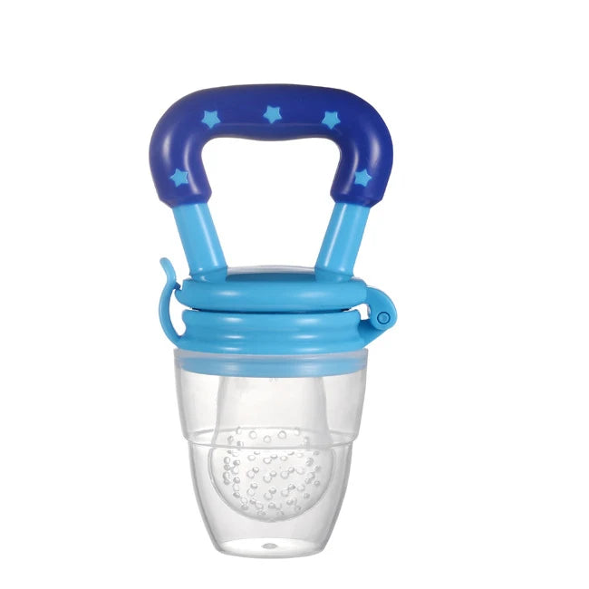 1pc Baby Feeding Spoon Fruit Grinding Pacifier Complementary Bites Silicone Mesh Baby Feeding Tableware