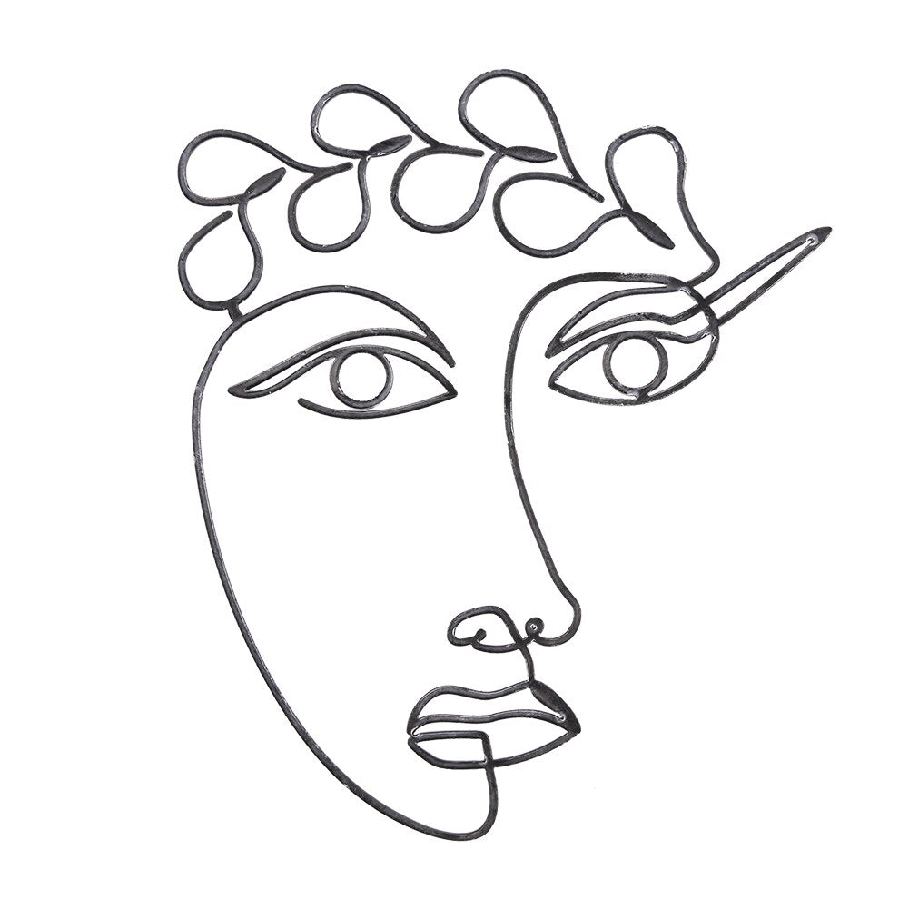 Acrylic Minimalist Art Lady Face Cake Topper Wedding Sexy Woman Girl Happy Birthday Cake Topper Party Supplies Cake Decorations