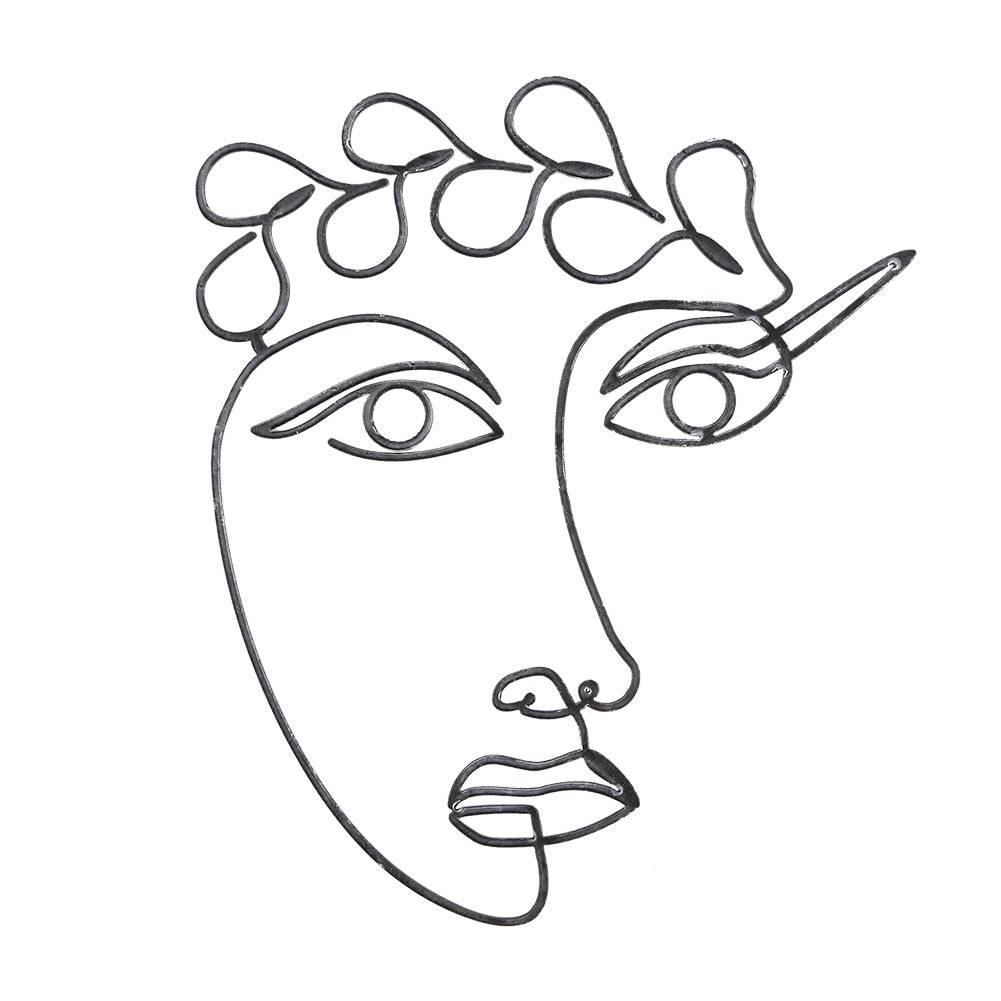 Acrylic Minimalist Art Lady Face Cake Topper Wedding Sexy Woman Girl Happy Birthday Cake Topper Party Supplies Cake Decorations