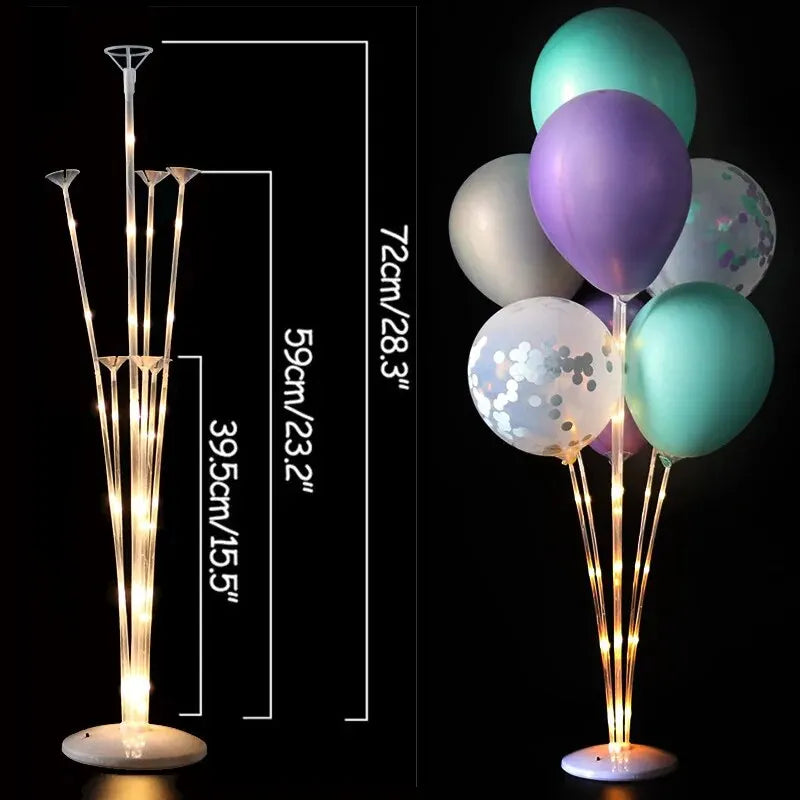 Balloon Stand Stick Tubes – Balloon Holder & Support for Birthday & Wedding Party Decorations