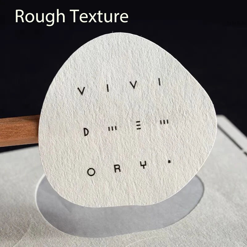 Custom Rough Texture Label Aesthetic Adhesive Stickers Personalized Logo Text Coffee Cake Baking Gift Packaging Product Sealing