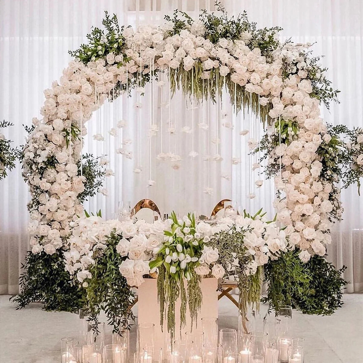 Plastic Balloon Arch Ring DIY Wreath Frame Holder Circle Ballon Stand Column Base Baby Shower Wedding Birthday Party Decor Kids