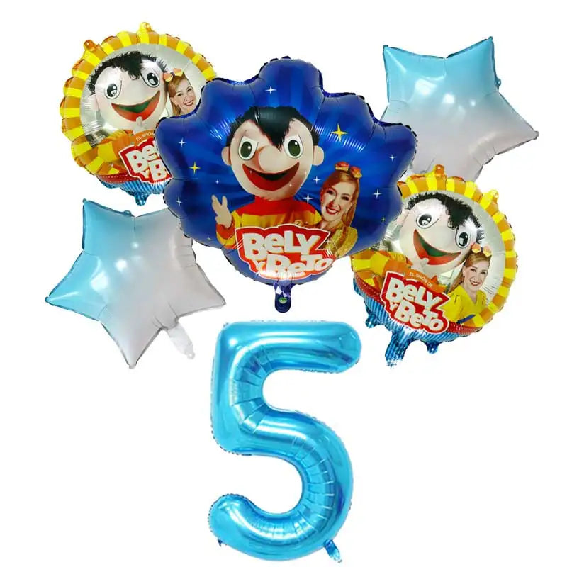 Bely Y Beto Balloon Birthday Party Decoration Wedding Boy Game Decor Supply Glod 32inch Ballon Baby Shower
