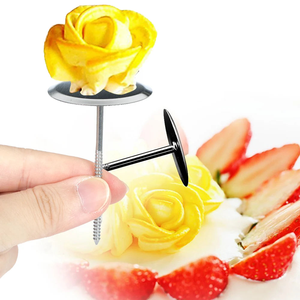 Rotating Stand Pastry Turntable Kit Cake Decorating Tools Kit Piping Nozzle 137Pcs Baking Tools Accessories Piping Bag Set
