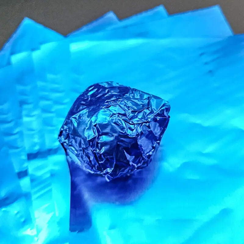 100pcs 8x8cm Aluminum Foil Wrapping Sheets – DIY Food Packaging for Chocolate & Candy