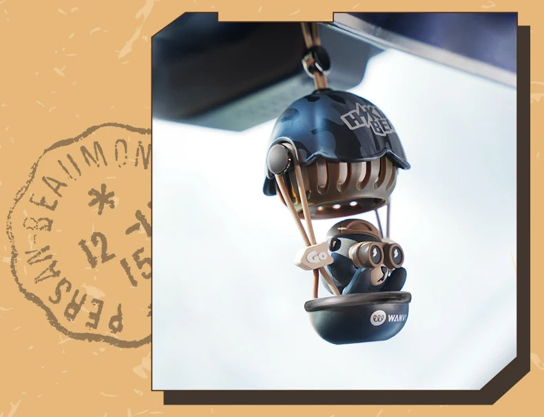 Balloon Bear car pendant hanging ornament decoration air freshener accessories fragrance perfume diffuser rearview mirror hanger