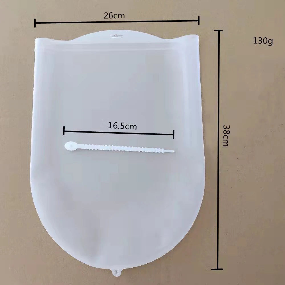 1.5KG Silicone Kneading Dough Bag – Reusable Mixer for Bread, Pizza & Pastry Baking