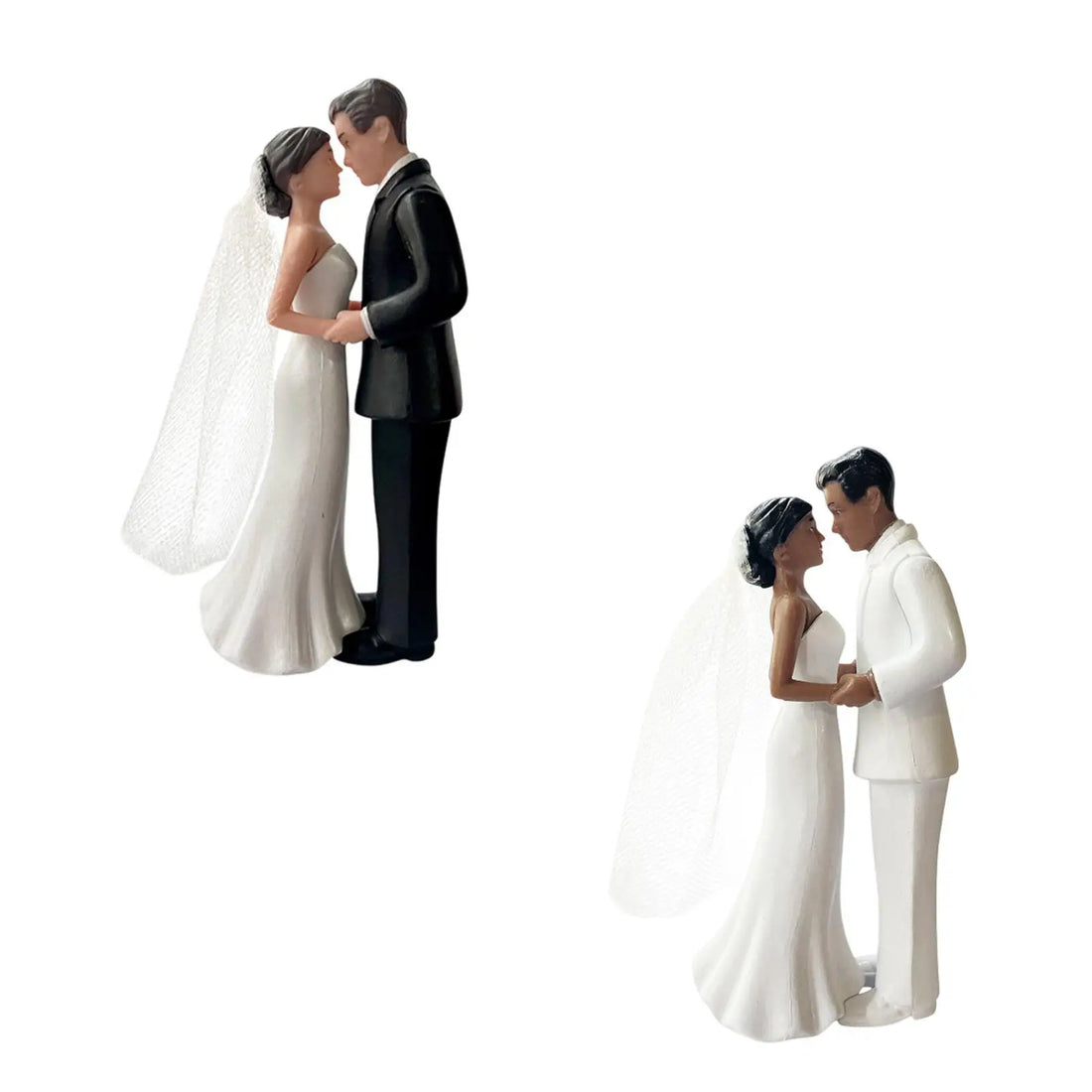 Wedding Cake Topper Accessory DIY Micro Landscape Modern Keepsake Simulated Bride Groom Figurine Decoration for Bridal Showers