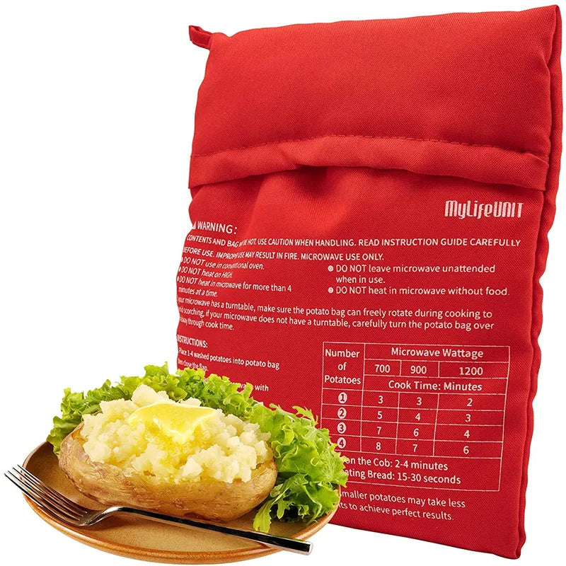 Microwave Potato Cooker Bag – Quick & Easy Baked Potato Kitchen Accessory