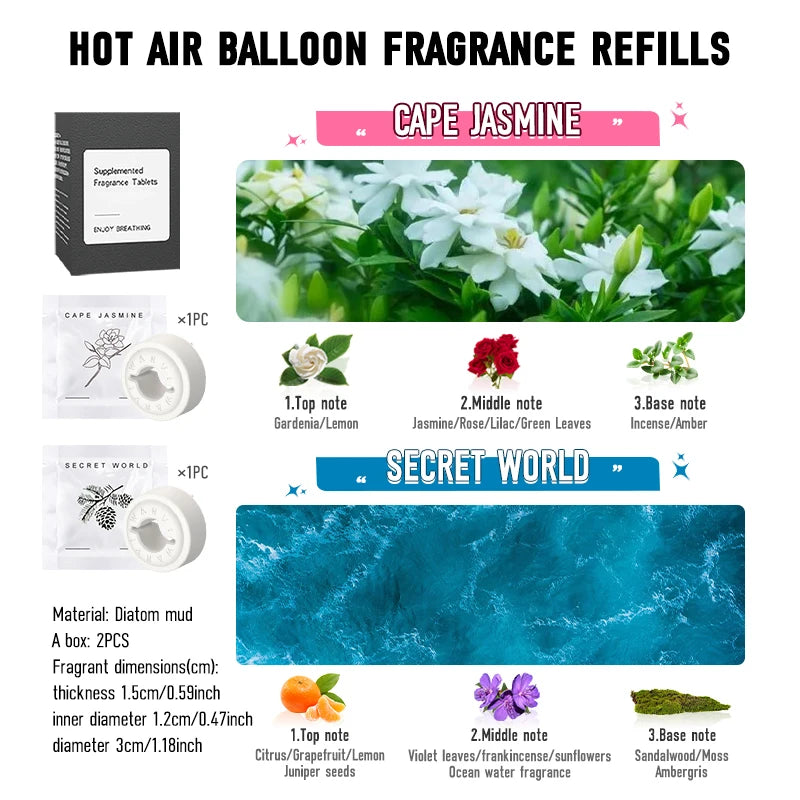 Balloon Bear car pendant hanging ornament decoration air freshener accessories fragrance perfume diffuser rearview mirror hanger