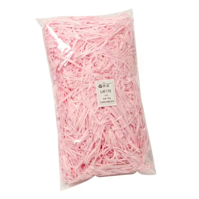 20g/50g Glitter Raffia Paper Shreds – Decorative Filler for Gift Packing, Baskets & Christmas Hampers