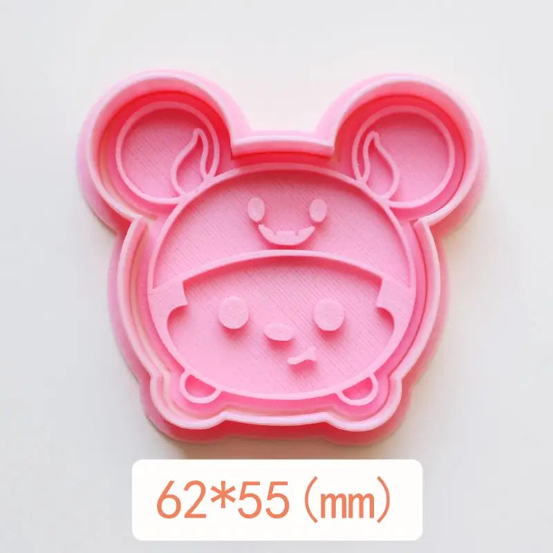 Disney Mickey Halloween Cookie Cutter Cute Anime Figure Biscuit Mould Candy Mold DIY Reusable Press Embosser Model Baking Tools