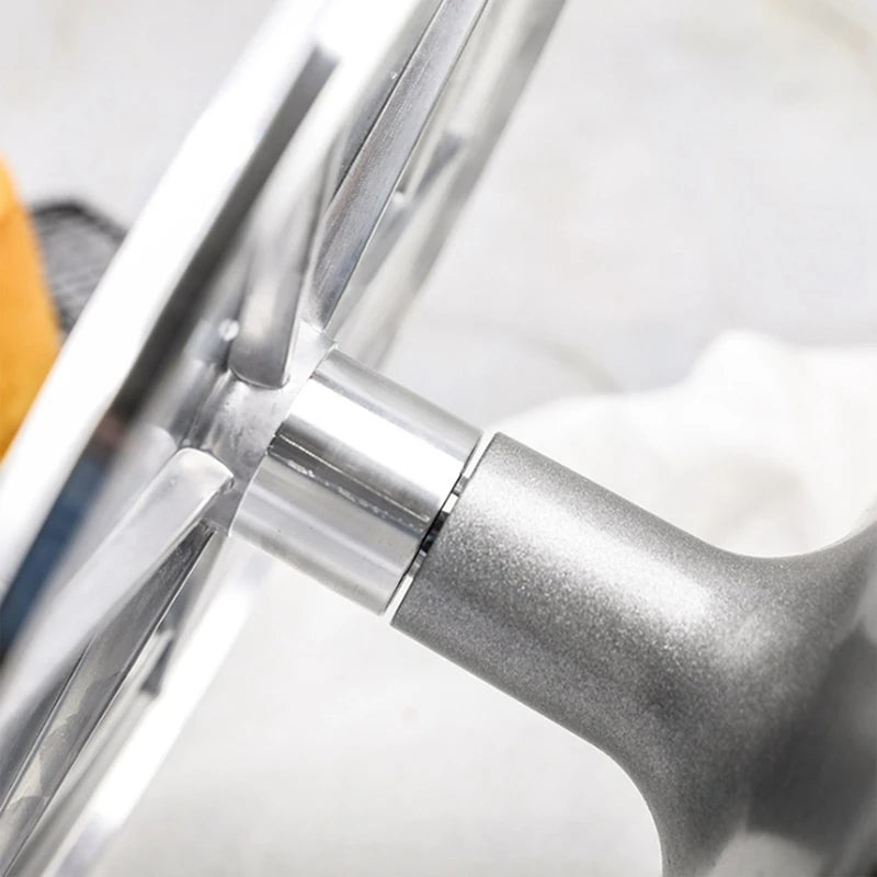 BEAU-Aluminium Alloy Revolving Cake Stand 12 Inch Rotating Cake Turntable For Cake, Cupcake Decorating Supplies Bake Tool