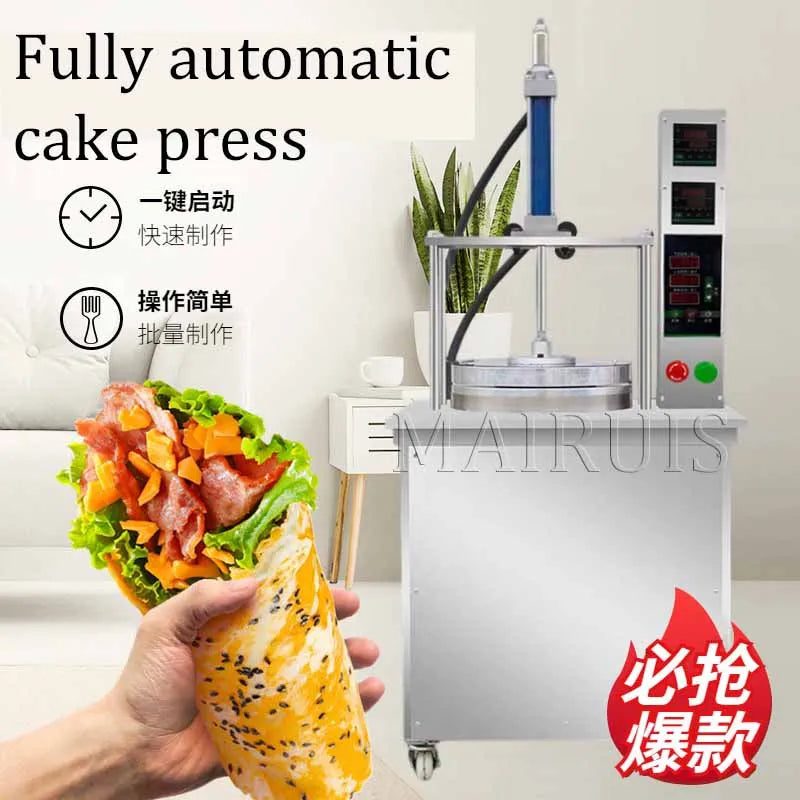 Factory Supply Automatic Restaurant Tortilla Making Machine / Dough Press Machine / Roasted Duck Cake Press Maker Machine