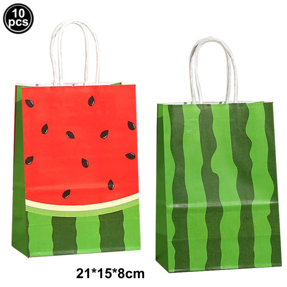 One in a Melon Cupcake Topper Baby Kids 1st Birthday Party Cake Decor Watermelon Themed Party Supplies Baby Shower Girl Birthday