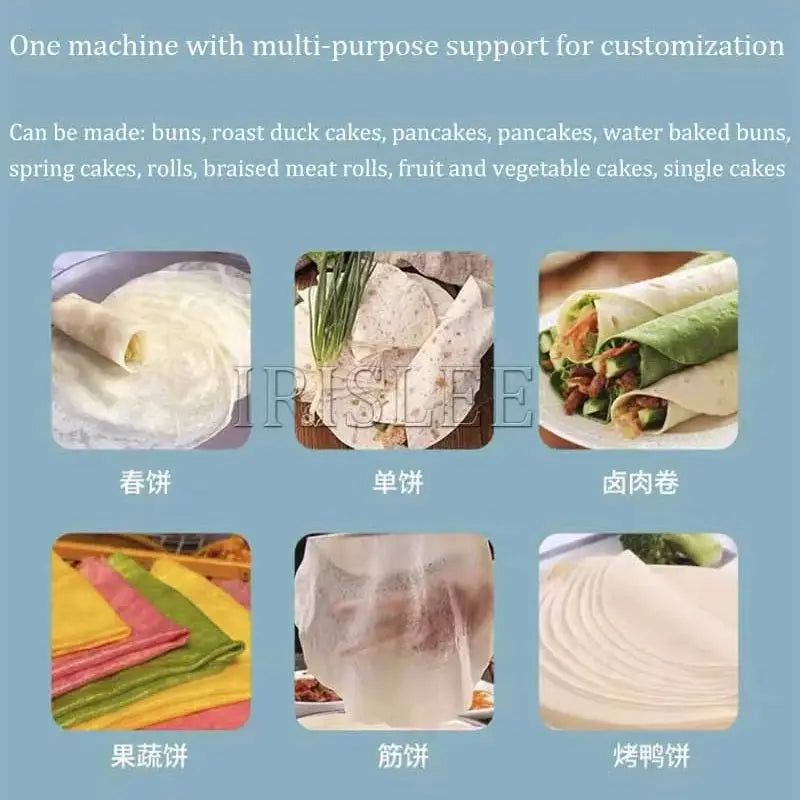 Factory Supply Automatic Restaurant Tortilla Making Machine / Dough Press Machine / Roasted Duck Cake Press Maker Machine
