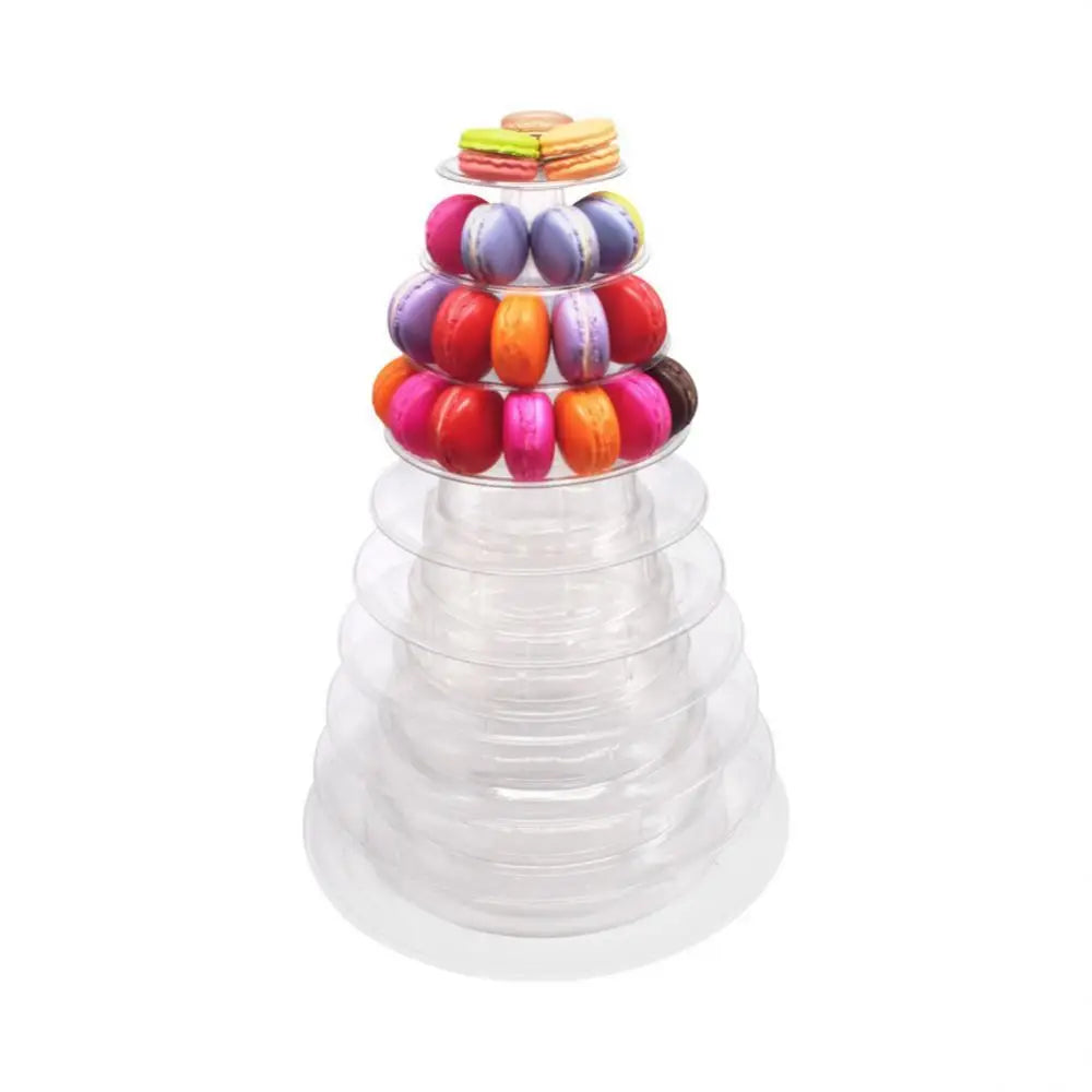 Macaron Display Stand Cake Stand Cupcake Tower Rack Tray Bases For Desserts Table Wedding Macaron Stands Candy Bar Decoration