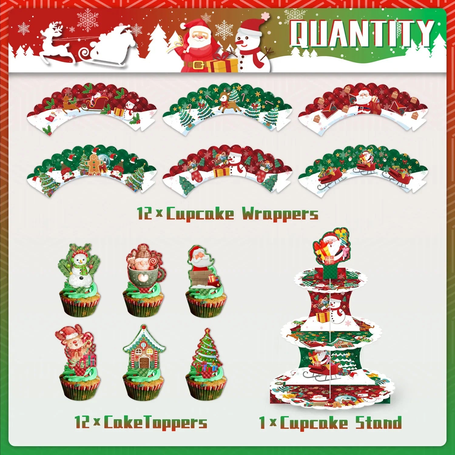 Birthday Paper Cup Small And Exquisite Christmas Cake Paper Tray Cake Baking Packaging Household Products Plug-in Card Cup