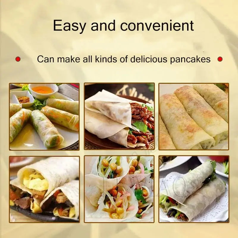 Factory Direct Supply Roast Duck Cake Machine Commercial Spring Roll Machine