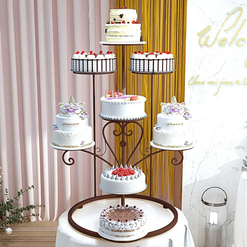 Party Events Cake Stand Pastry Confectionery Cupcake Stand Design Cake Board Buffet Display Cosas De Cocina Kitchen Supplies