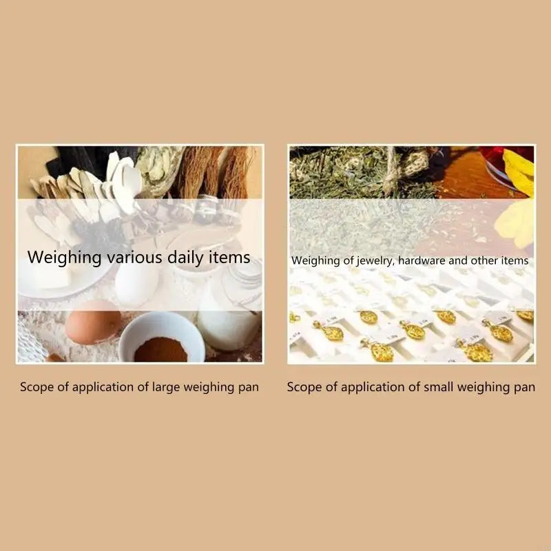 E5BE Dual Platform digital Kitchen & Scale Tare Clear Backlight Dispaly for Smart Counting for Food Ingredients Baking