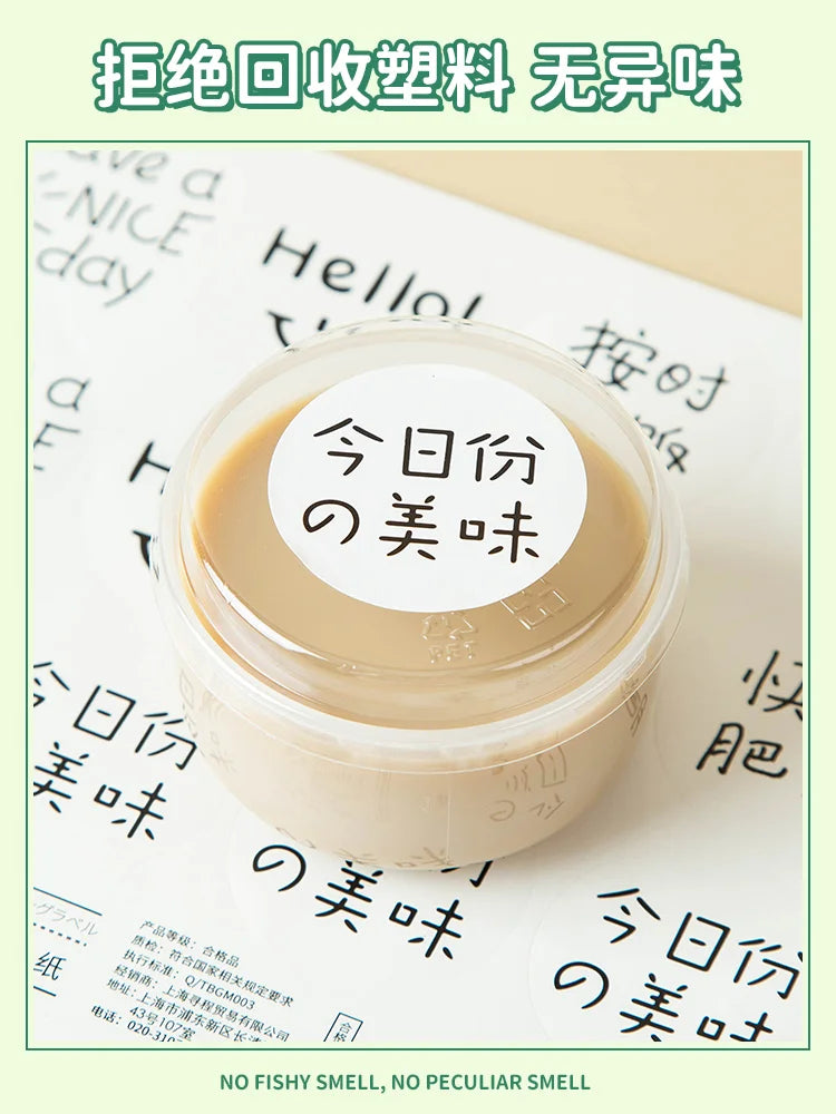 50pcs Disposable dessert cups plastic pp thick yogurt pudding cup ice cream cup diy pastry cake cups with lids party supplies