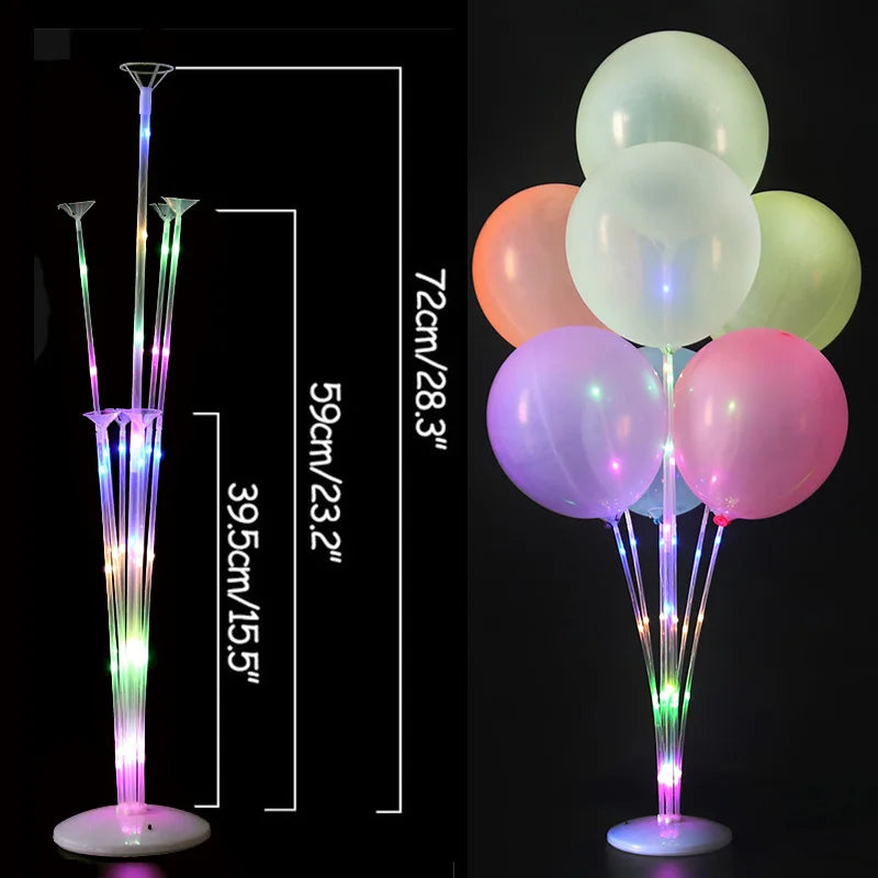 Balloon Stand Stick Tubes – Balloon Holder & Support for Birthday & Wedding Party Decorations