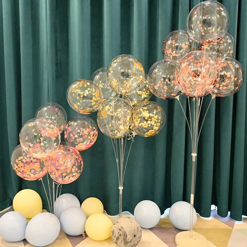 Balloon Stand Stick Tubes – Balloon Holder & Support for Birthday & Wedding Party Decorations
