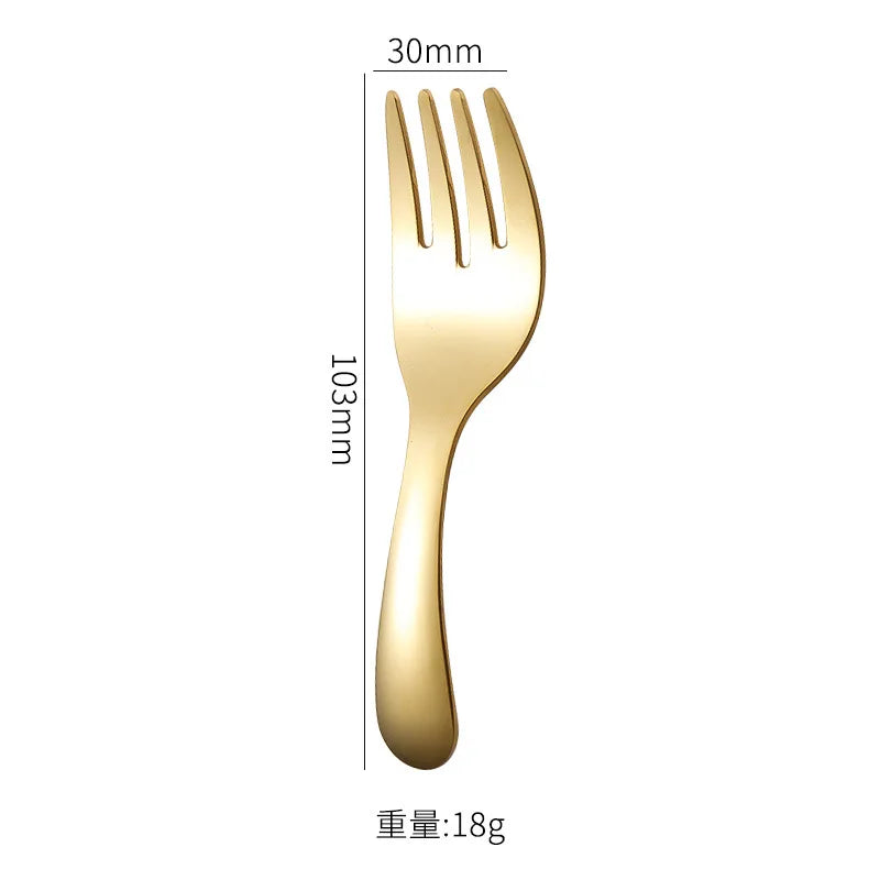 Outdoor Tourism 304 Stainless Steel Portable Tableware, CHILDREN&