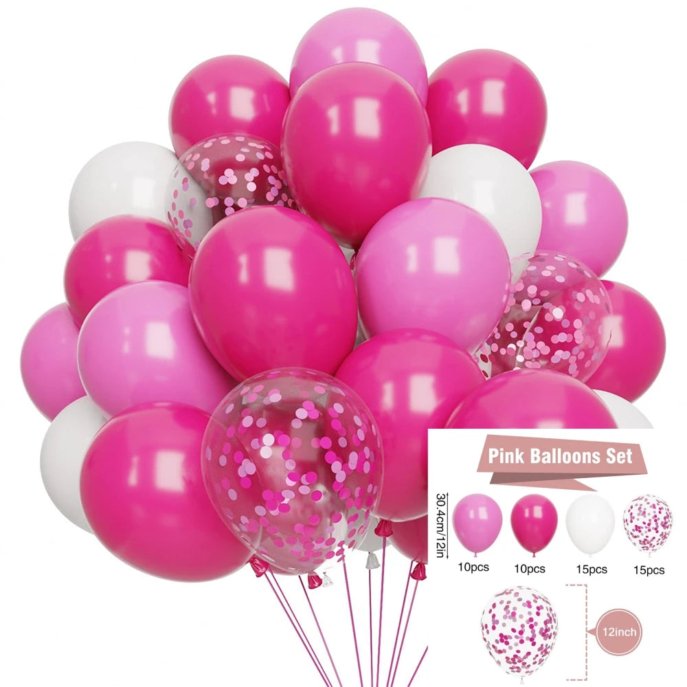 16pcs Black and Metallic Gold Balloons for Birthday Wedding Graduation Party Decorations