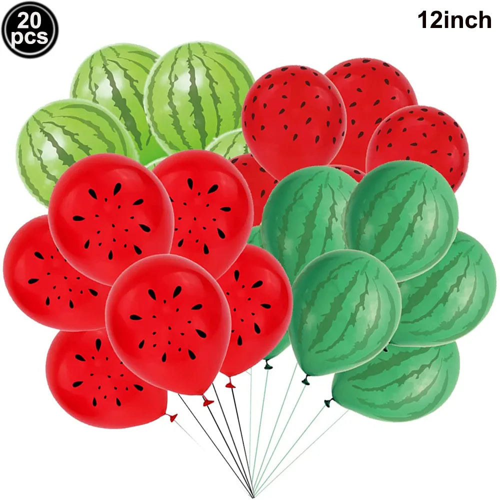 One in a Melon Cupcake Topper Baby Kids 1st Birthday Party Cake Decor Watermelon Themed Party Supplies Baby Shower Girl Birthday