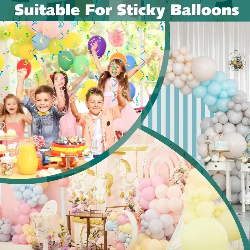 Double-Sided Balloon Glue Dots – Clear Sticky Point Tape for Party Decorations, Arch & Photo Stand