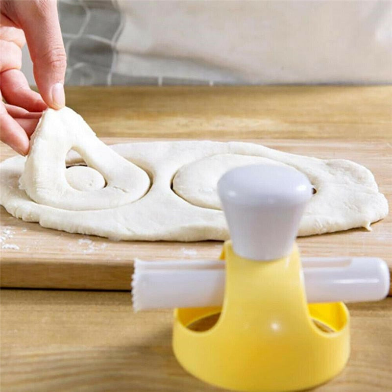 DIY Donut Mold Cake Decorating Tools Plastic Desserts Bread Cookie Cutter Dough Maker Baking Kitchen Bakeware Tools