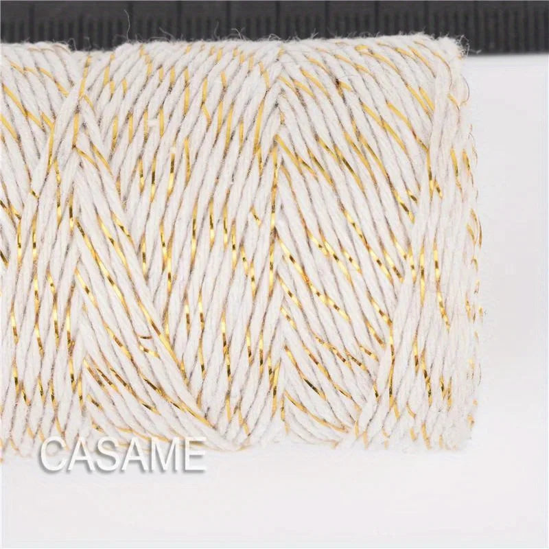 Cotton Twine Natural Jute Twine Packing Twines BakersTwine for Holiday Gift Wrapping Butchers Baking Arts and Crafts Gardening