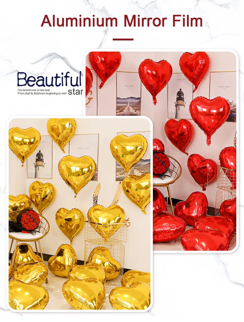 10/50/100Pcs DIY Wedding Party Decoration Love Balloons Day Romantic Proposal for Home Happy Birthday Ornament Holiday Balloons