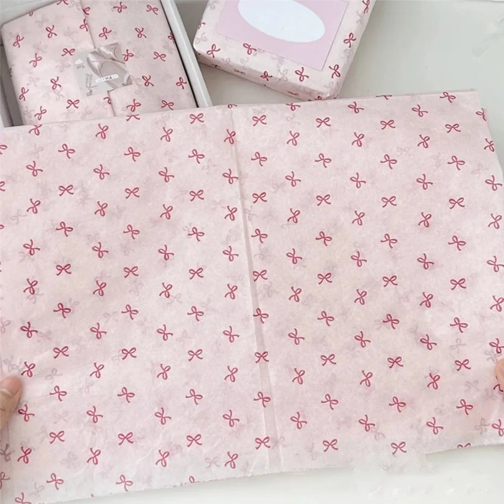 10pcs Bowknot Sydney Paper Hand-Kneaded Paper Cotton Paper Bouquet Flower Wrapping Paper Flower Wrapping Paper Cake Baking Gift