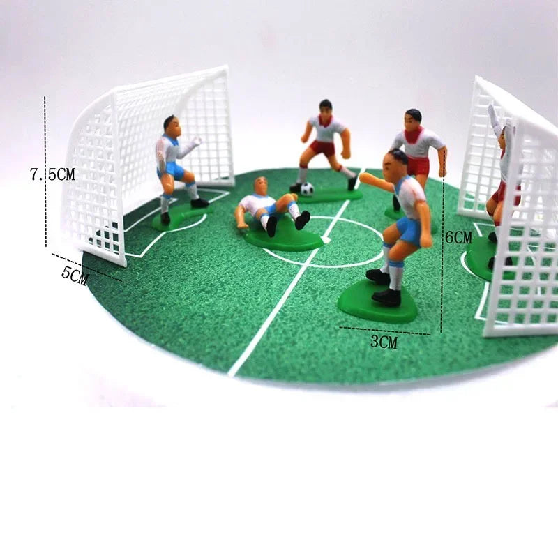 9Pcs/Set Soccer Football Basketball Kids Cupcake Decoration Cake Topper Happy Birthday Baby Children Party Decor Party Supplies