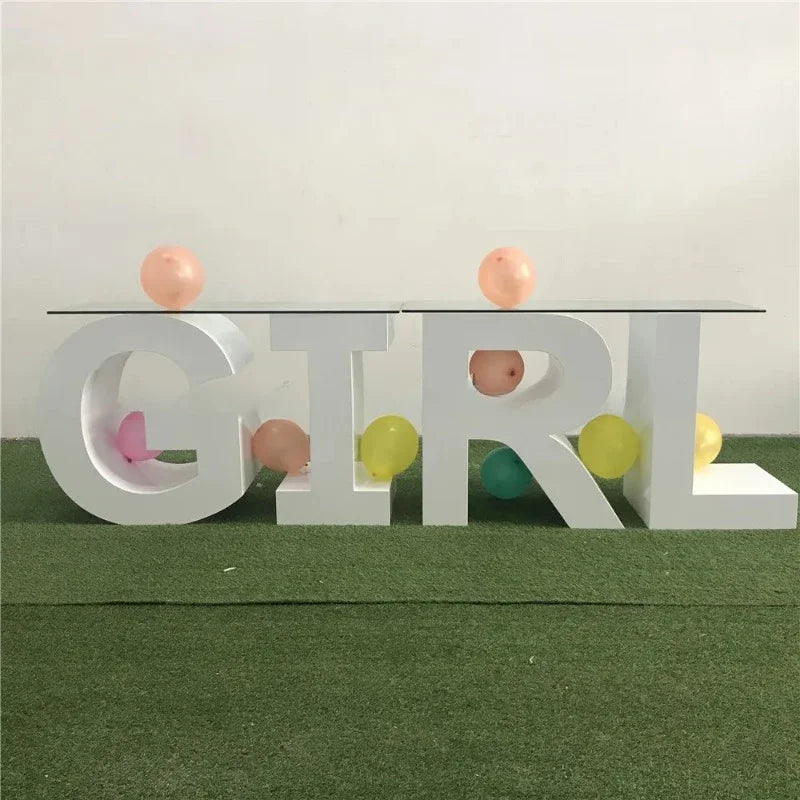 shower party supplies letter table BABY, cake / dessert number table for event party decorations
