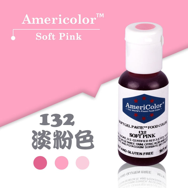 Americolor Natural Food Coloring Water Oil Baking Fondant Cream Cake Macaron DIY Kitchen Baking Supplies Pastry Decorating Tools