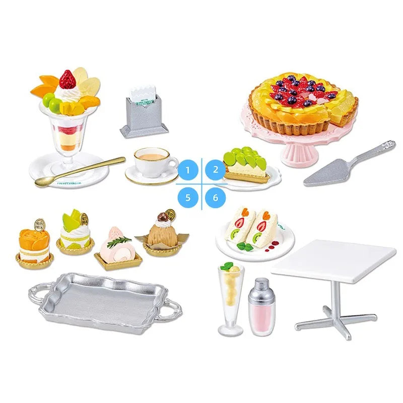 Genuine Goods in Stock Re Ment Fruits Parlor Cake Fruit Tea Dessert Miniature Scene Prop Decoration Supplies Birthday Gift