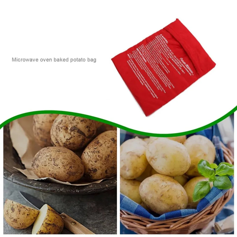 Microwave Potato Cooker Bag – Quick & Easy Baked Potato Kitchen Accessory