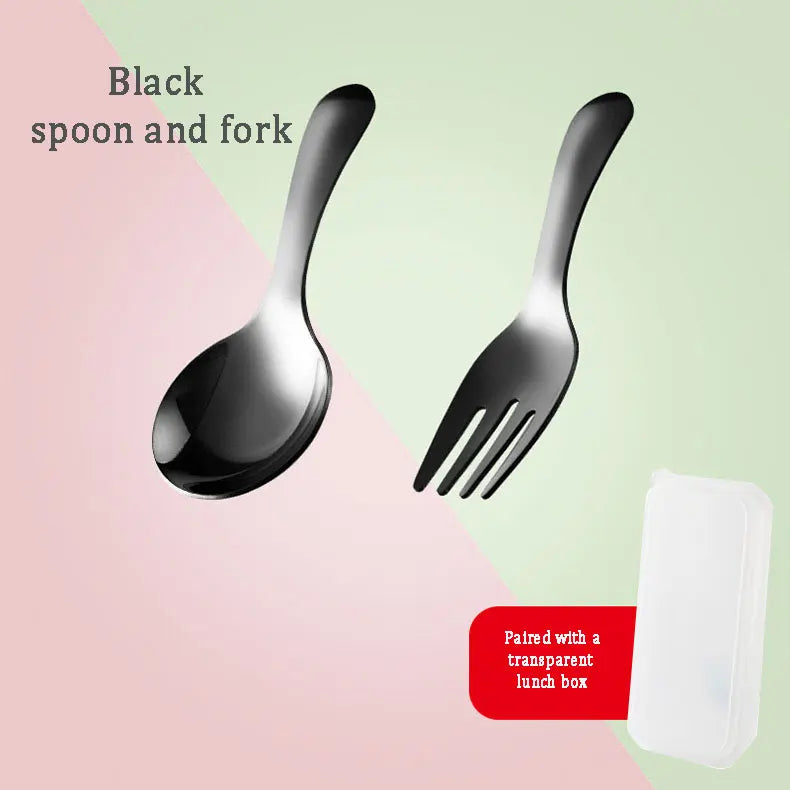 Outdoor Tourism 304 Stainless Steel Portable Tableware, CHILDREN&