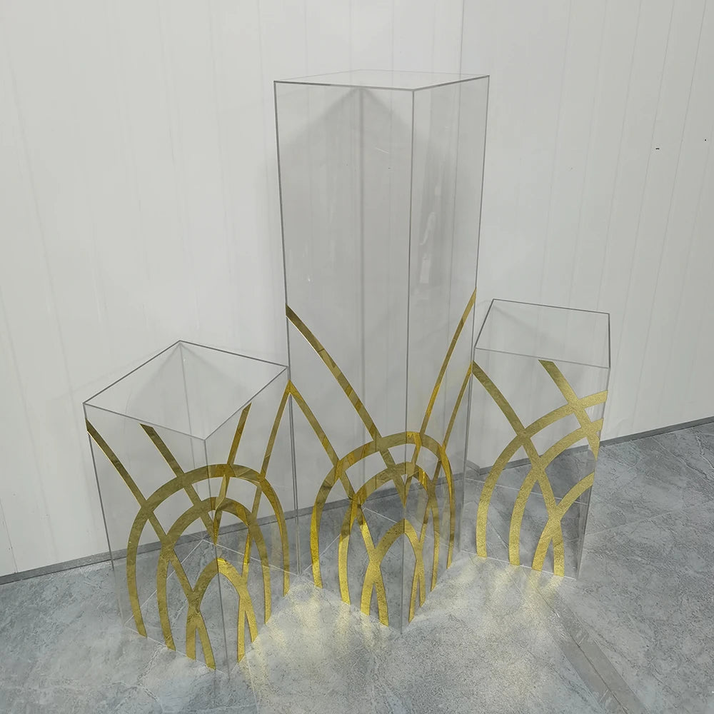 Event Decoration Supplies Window Plinth Props Round Cylinder Pedestal Stand Cake Cylindrical Dessert Table for Wedding