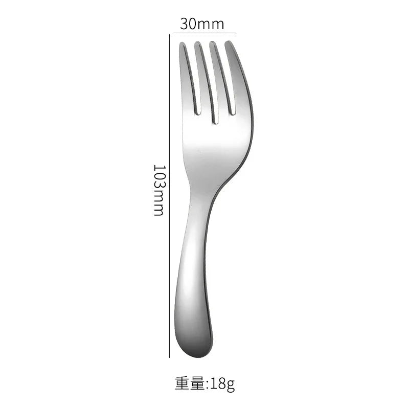 Outdoor Tourism 304 Stainless Steel Portable Tableware, CHILDREN&