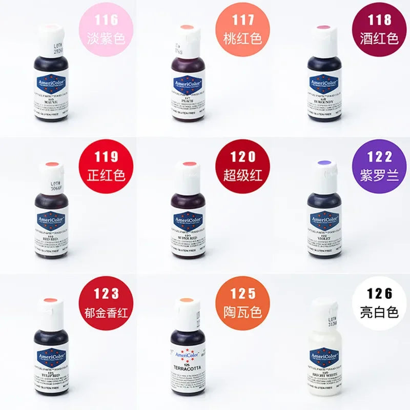 41 Colors Pigment 21g For Dessert Cake Macaroon Drinks Free Shipping bakery tools baking mold