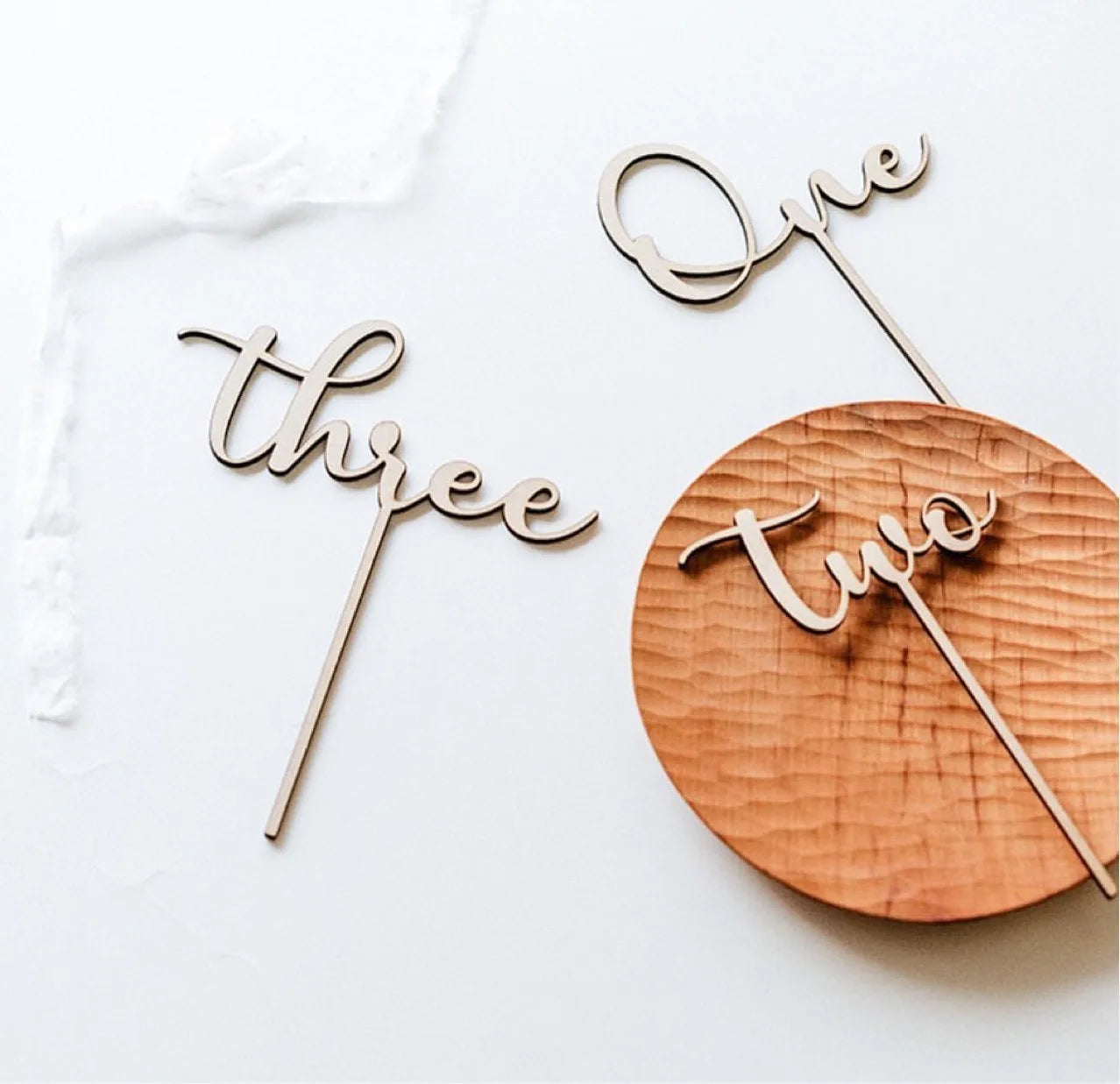 New Wooden 1 St Birthday Party Cake Topper One Two Three Cake Topper Baby Kids Birthday Party Supplies Cake Decorations