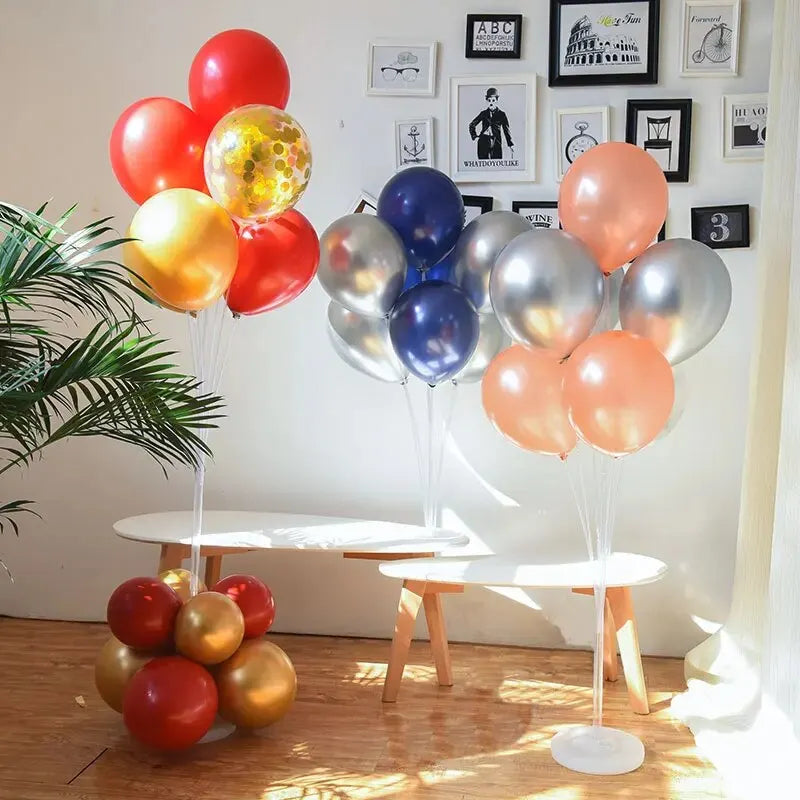 Balloon Stand Stick Tubes – Balloon Holder & Support for Birthday & Wedding Party Decorations