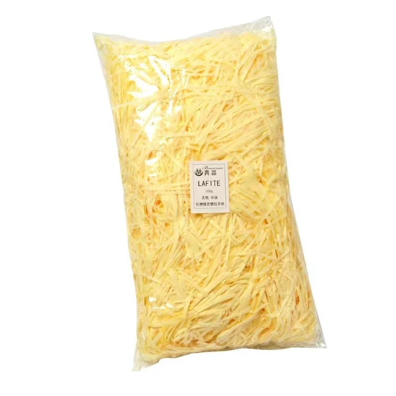 20g/50g Glitter Raffia Paper Shreds – Decorative Filler for Gift Packing, Baskets & Christmas Hampers