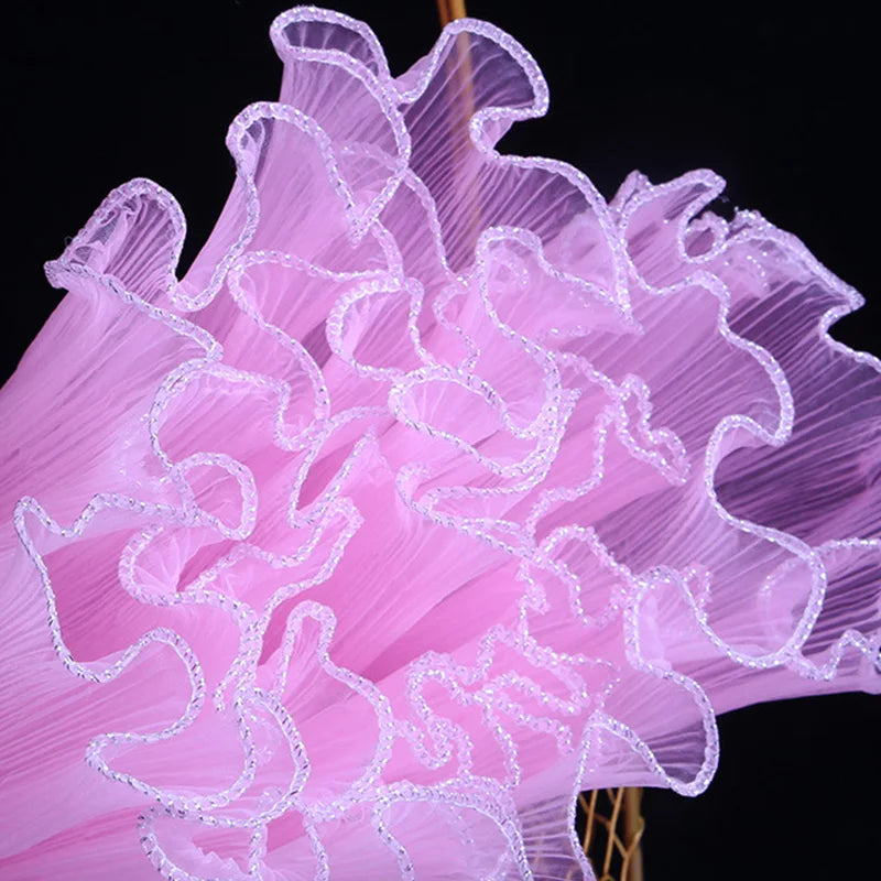 28cmx400cm Flower Wrapping Paper Pearl Wave Yarn Lace Mesh Florist Bouquet Valentine&